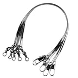 5pcs 16cm 23cm Fishing Tackle Lure Trace Wire 15cm 23cm 30cm Length Anti-bite Fishing Wire with Stainless Steel Leader