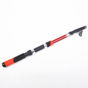 new Portable Telescopic Fishing Rod Glass Fiber Fishing Pole Travel Sea Fishing Spinning Rod 2.1M/2.4M/2.7M