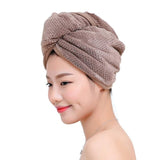 Absorbent Fast Quick Drying Towel Swimming Towel Microfiber Hair Wrap Bath Towel Cap Hat