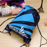 Ready Stock Double Layer Drawstring Gym Waterproof Backpacks Swimming Sports Beach Bag Travel Portable Fold Mini Shoulder Bags