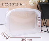 Women Waterproof Swimming Storage Bag Transparent Sports travel storage bag Bath Wash Organizer Bath Zipper Pouch