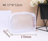 Women Waterproof Swimming Storage Bag Transparent Sports travel storage bag Bath Wash Organizer Bath Zipper Pouch