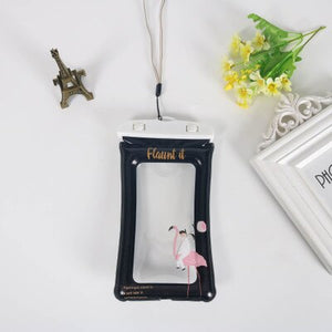 1pc Summer Waterproof Swimming Bags Fingerprint Unlock Cartoon Floating Air Phone Bag Outdoor Diving Beach Water Bag for Phone