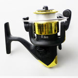 HOT SALE!! Aluminum Body Spinning Reel High Speed G-Ratio 5.2:1 Fishing Reels With Fishing Line Baitcasting Reel Fly Reels